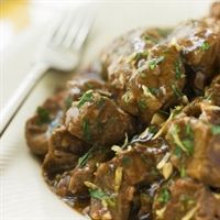 Moroccan Beef Tajine with Lemon-Oregano Sauce