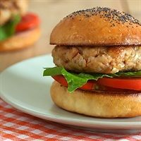 Tuna Burgers with Vidalia Onions
